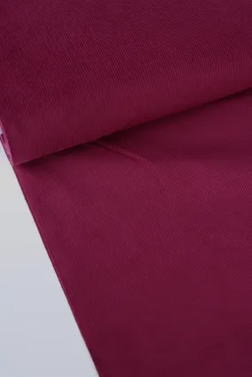 1YD PRECUT; Merlot 14 Wale Cotton Corduroy | Robert Kaufman