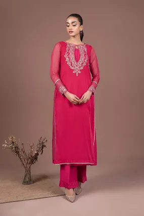 2 Piece Dyed Organza Suit | MB-F24-515