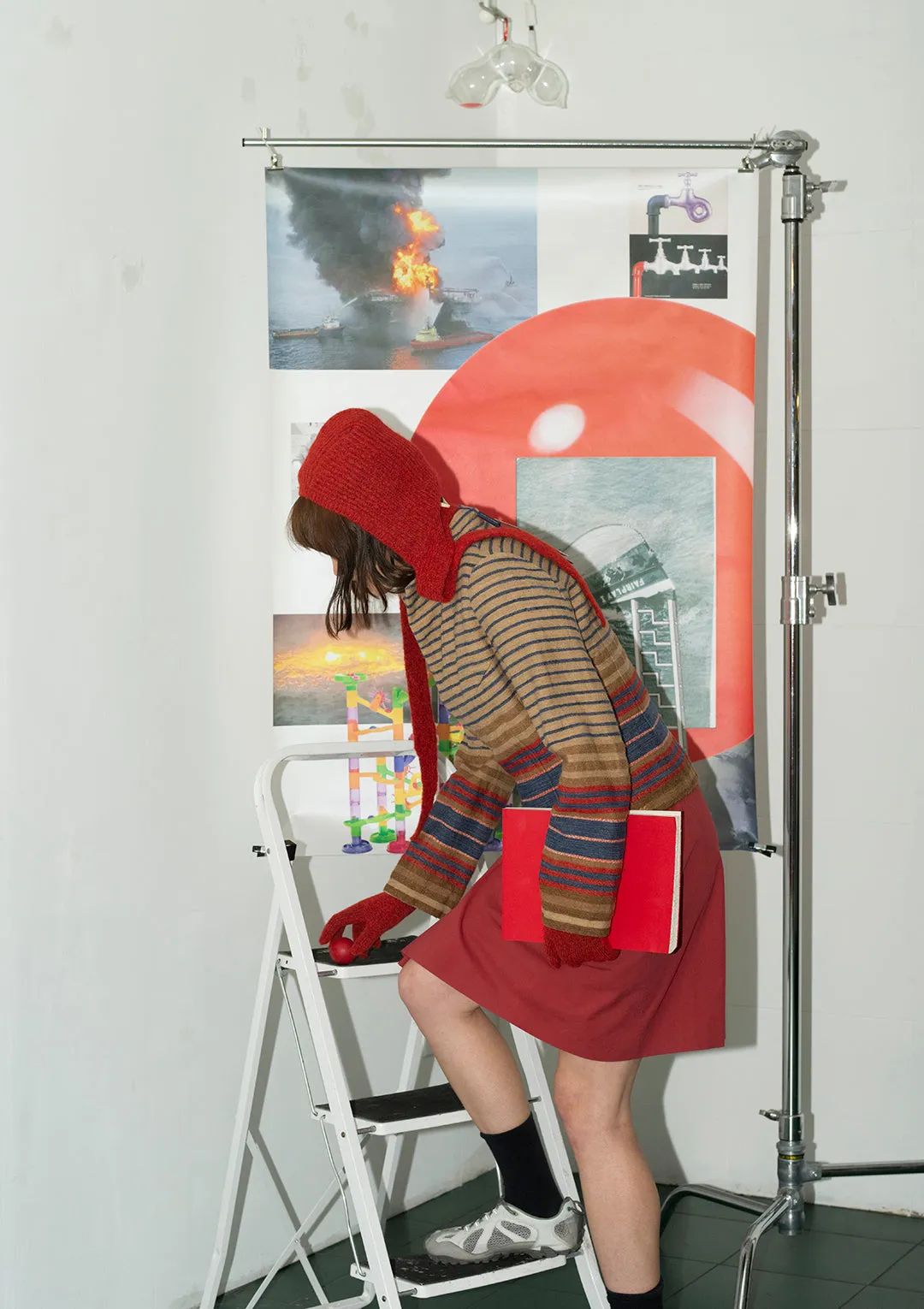 45R Wool Striped Jacket