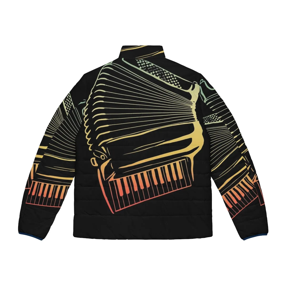 Accordion Player Gift: Air Accordion Puffer Jacket for Musicians