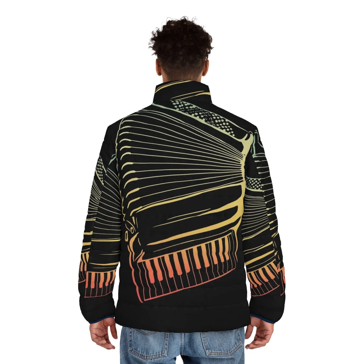 Accordion Player Gift: Air Accordion Puffer Jacket for Musicians