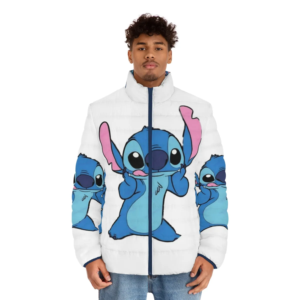 Adorable Stitch Puffer Jacket - Kawaii Lilo and Stitch Inspired