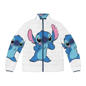 Adorable Stitch Puffer Jacket - Kawaii Lilo and Stitch Inspired