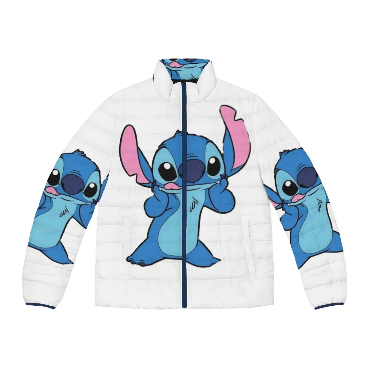 Adorable Stitch Puffer Jacket - Kawaii Lilo and Stitch Inspired