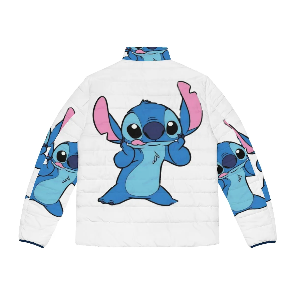 Adorable Stitch Puffer Jacket - Kawaii Lilo and Stitch Inspired