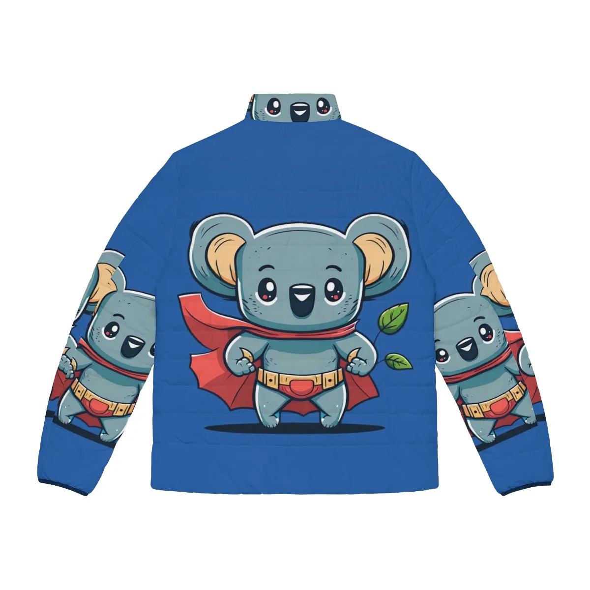 Adorable Superhero Koala Puffer Jacket for Kids