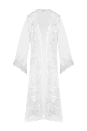 ALICE ROBE IN WHITE
