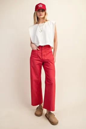 Ankle Cropped Pants