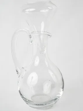 Antique French wine decanter - all glass