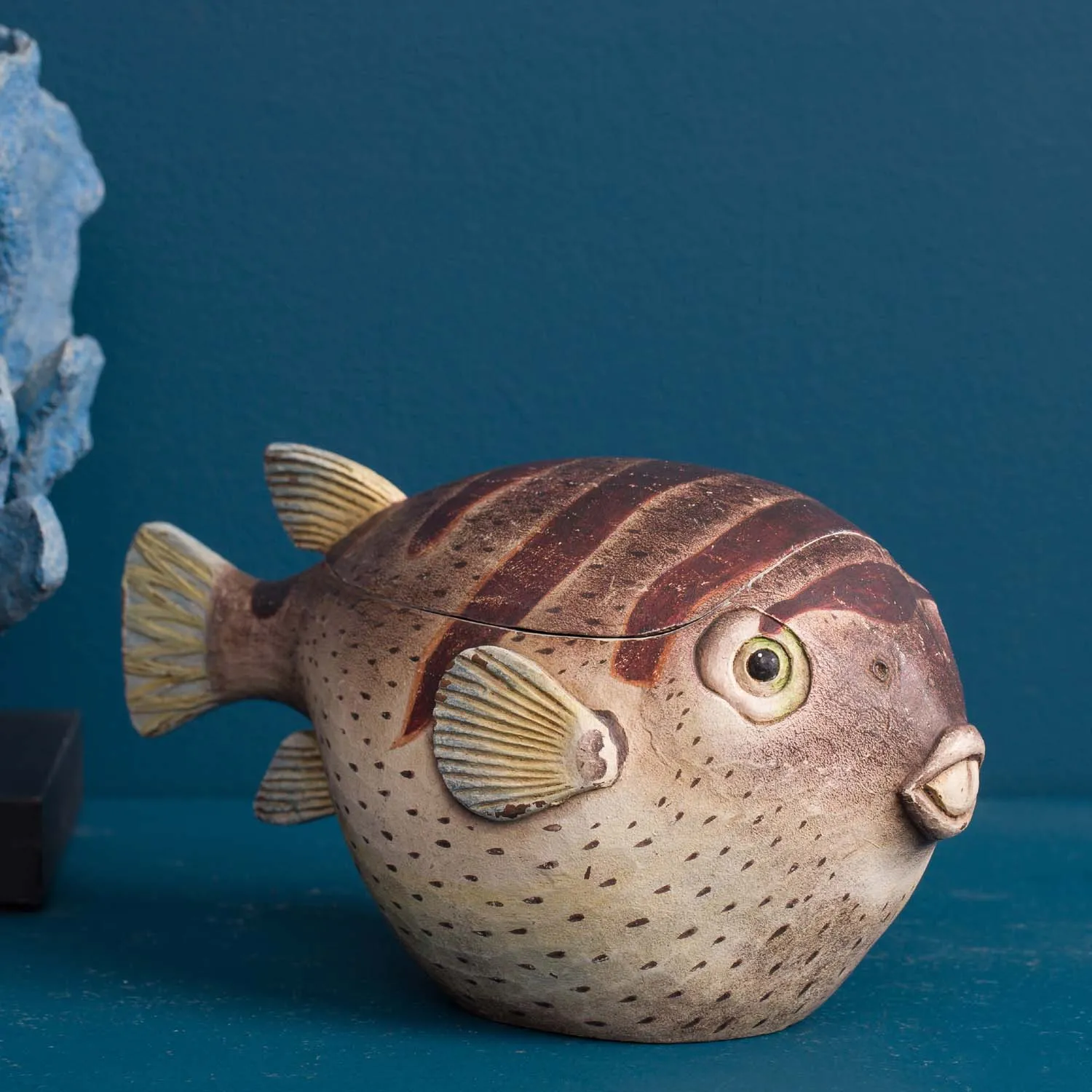 BANDED PUFFER FISH BOX