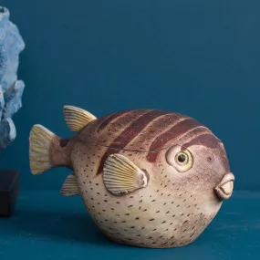 BANDED PUFFER FISH BOX