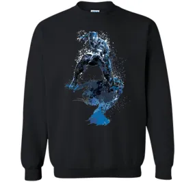 Black Panther Paint Splatter Graphic T-Shirt
