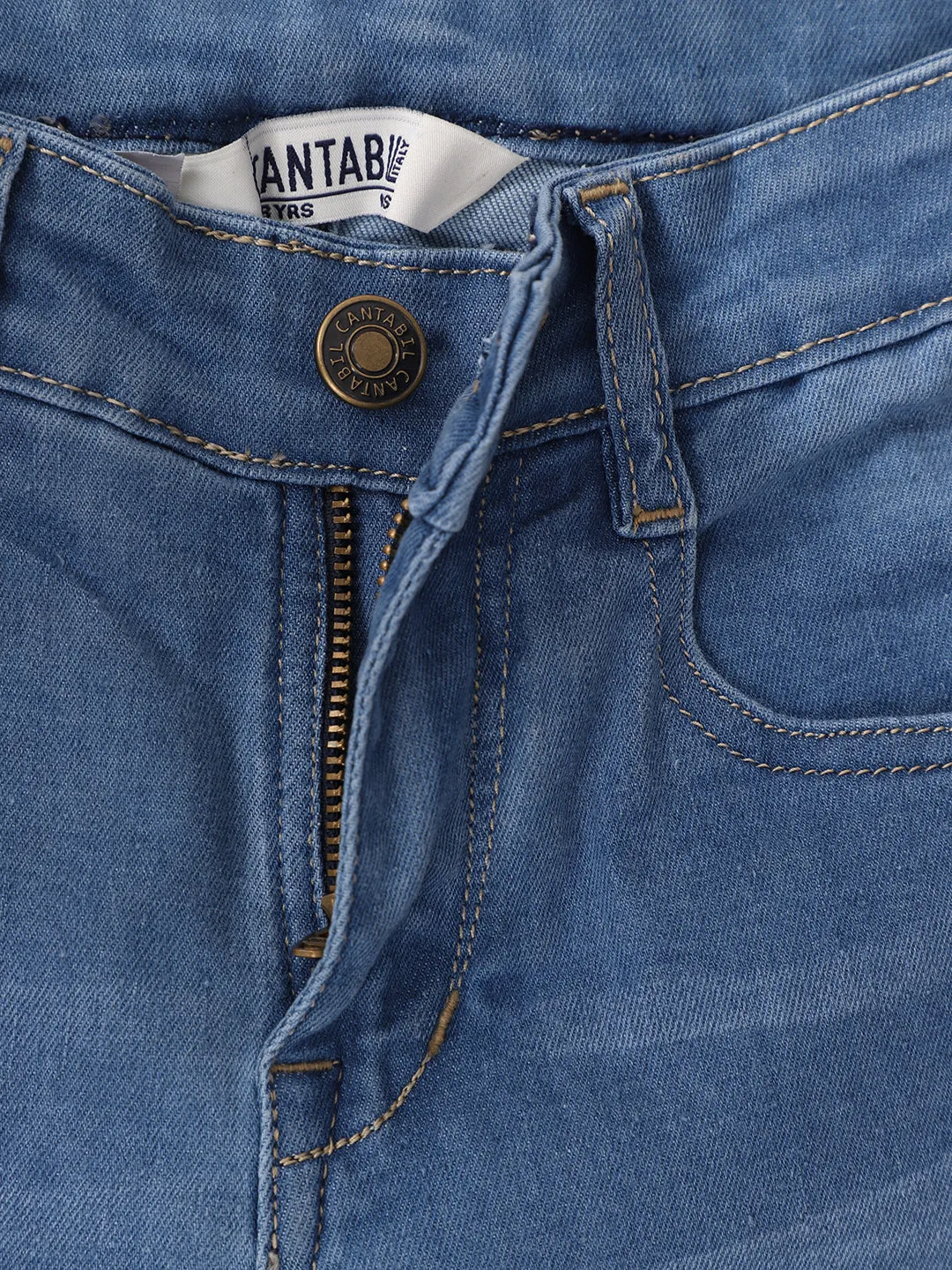 Boy's Dark Mercerised Denim