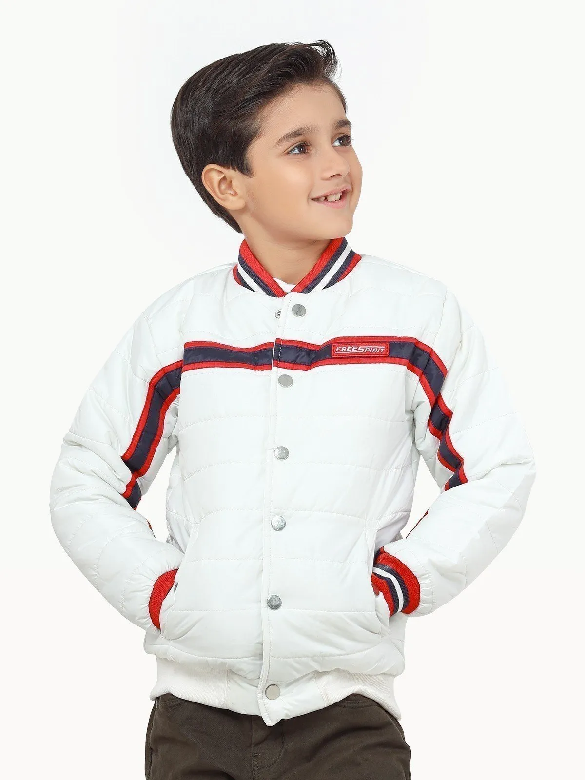 Boy's White Jacket - EBTJP22-002