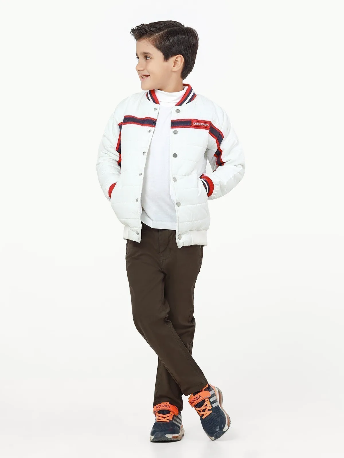 Boy's White Jacket - EBTJP22-002