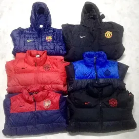 Branded Nike Football Puffer Jackets - 10 Pieces