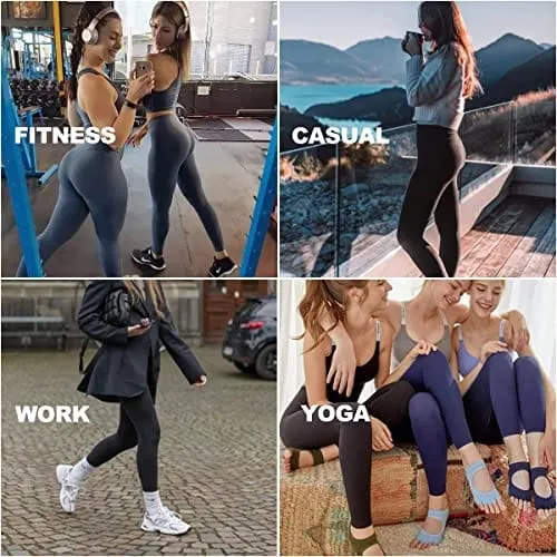 CAMPSNAIL Women High Waisted Leggings - Soft Tummy Control Slimming Yoga Pants for Workout Athletic Running Reg & Plus Size