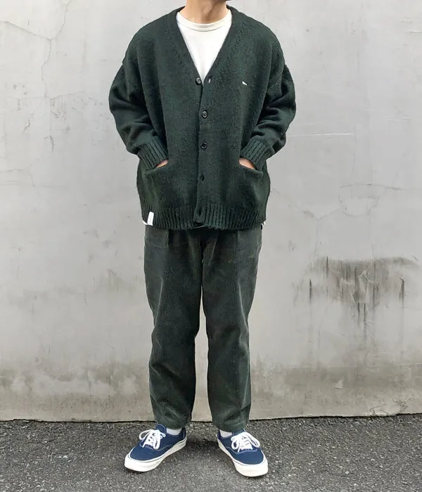 DESCENDANT/NURSE KNIT CARDIGAN (GREEN)