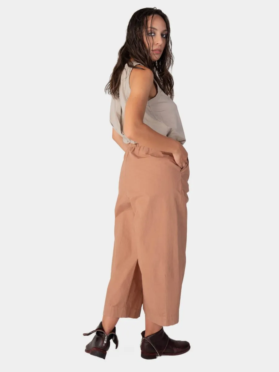 Elastic Waist Cotton Culottes