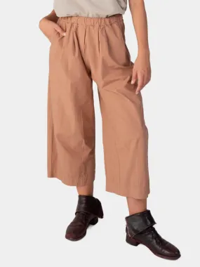 Elastic Waist Cotton Culottes