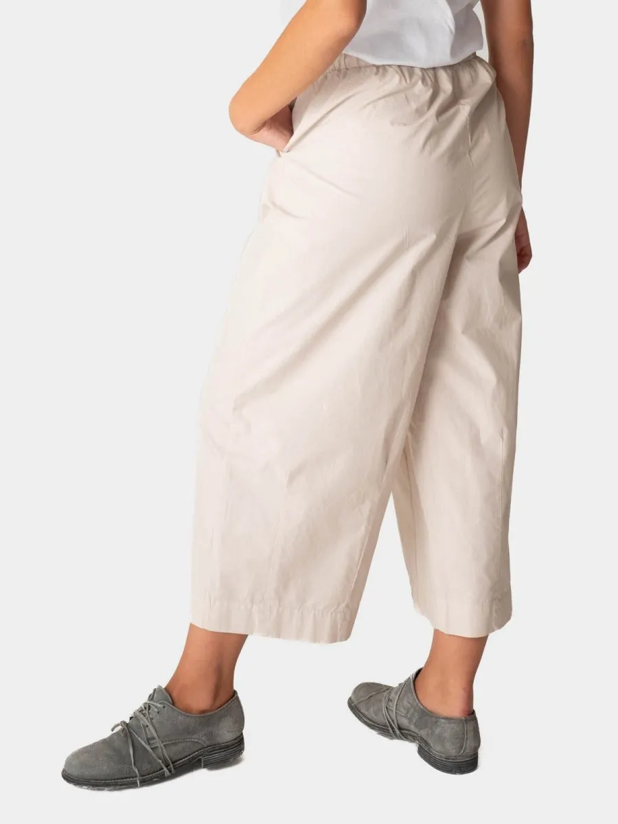 Elastic Waist Cotton Culottes