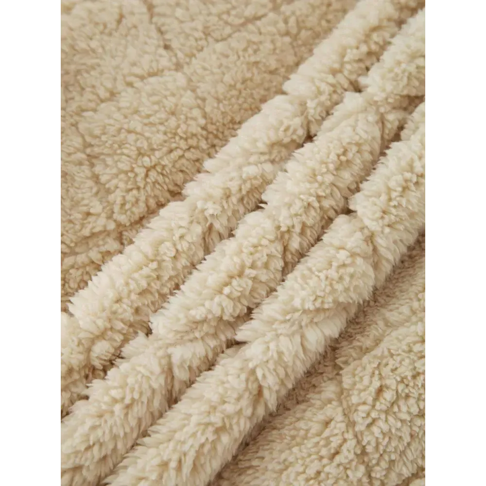 Elevate Your Wardrobe with the Fuzzy Pocketed Zip Up Jacket in Luxury Fashion