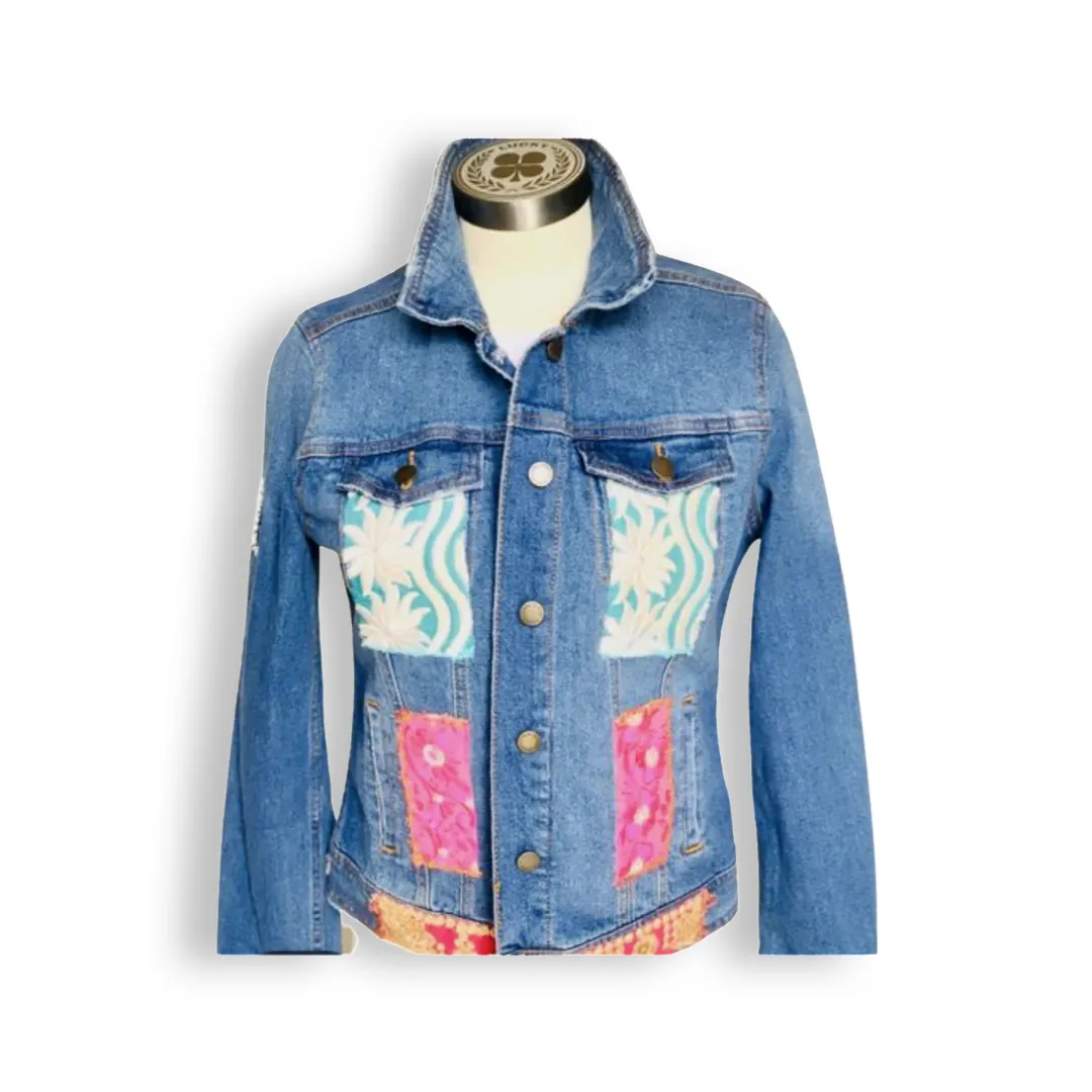 Embellished Denim Jacket- The Mia