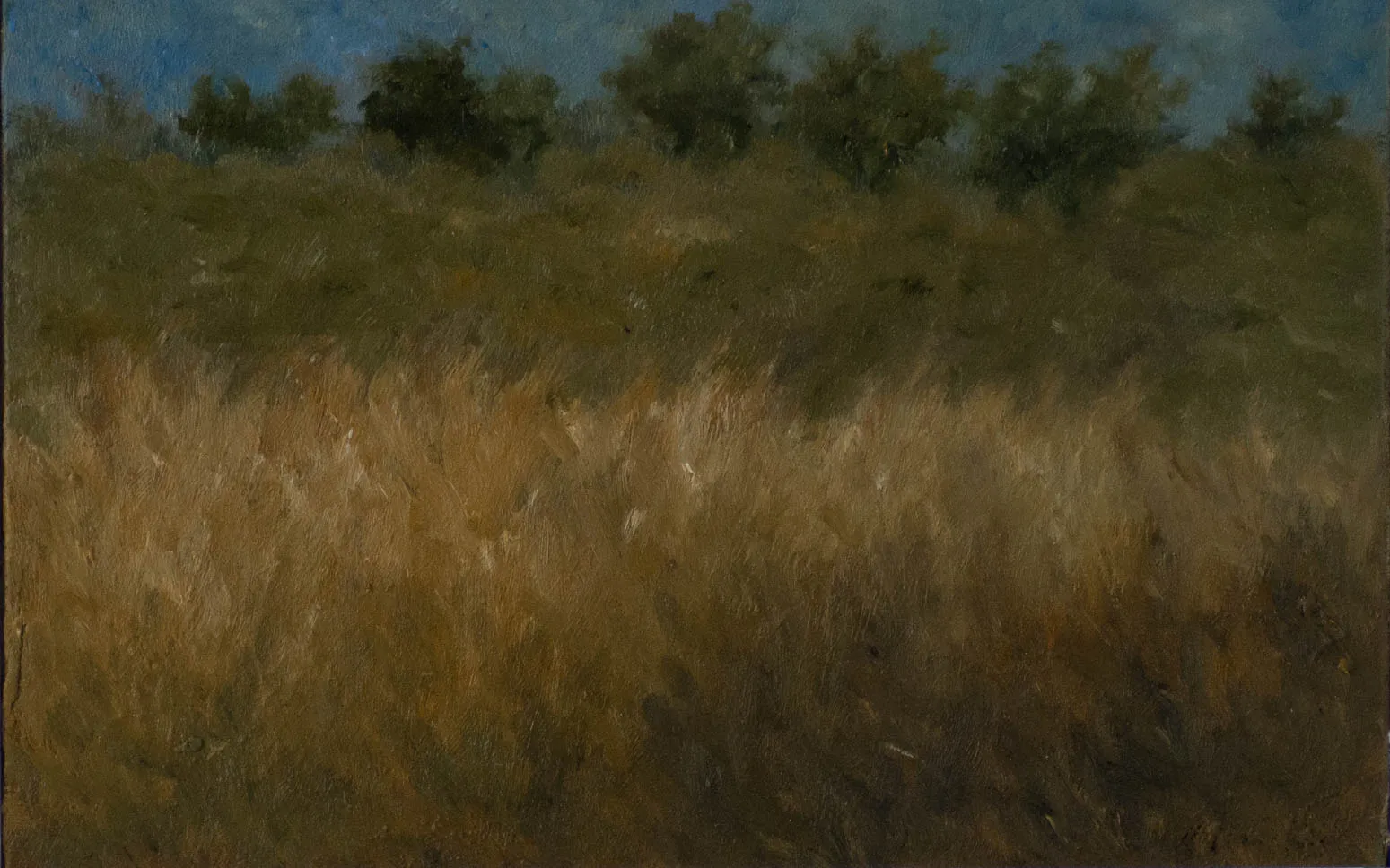 En octobre, le vent 12½ x 16¼""