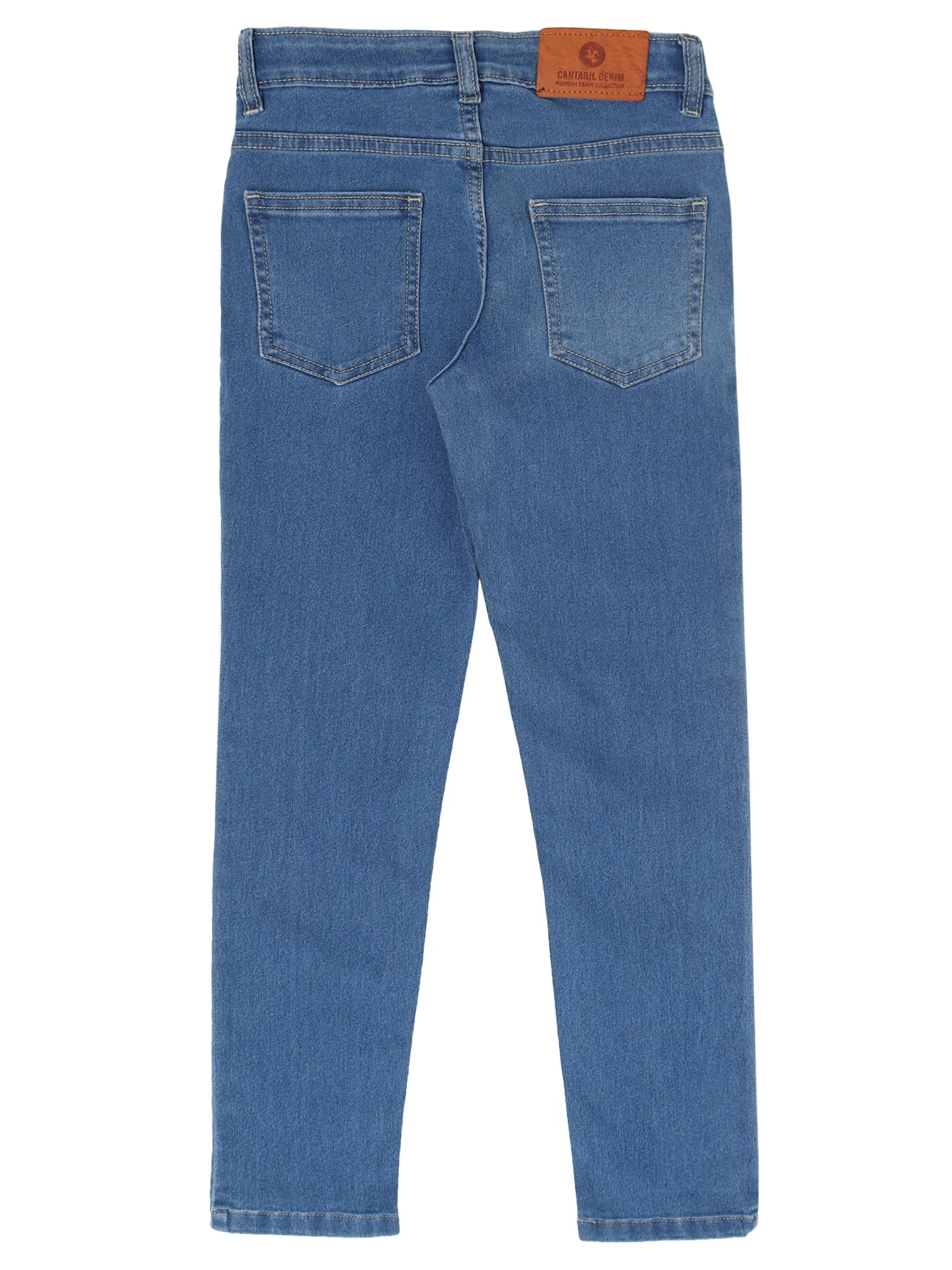 Girl Med Blue Jeans