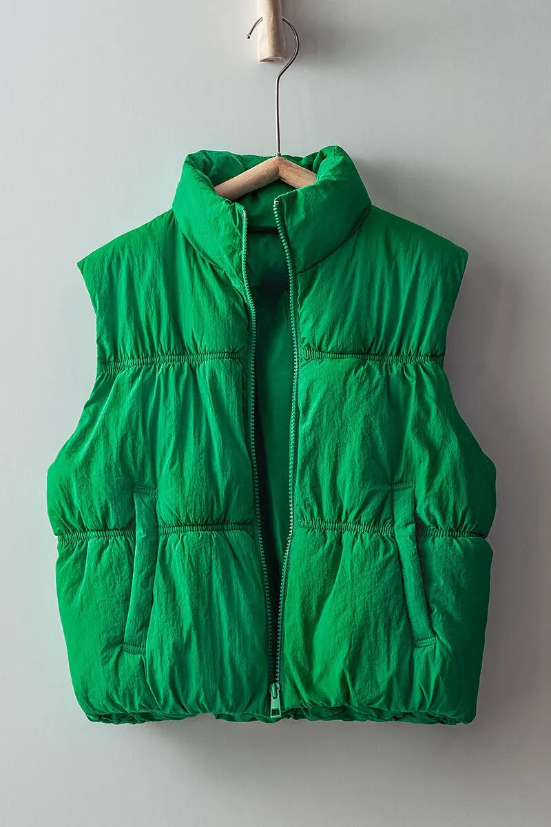 Green Roxie Puffer