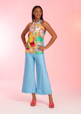 Halter Top with Hip/Waist Band (MS-699)