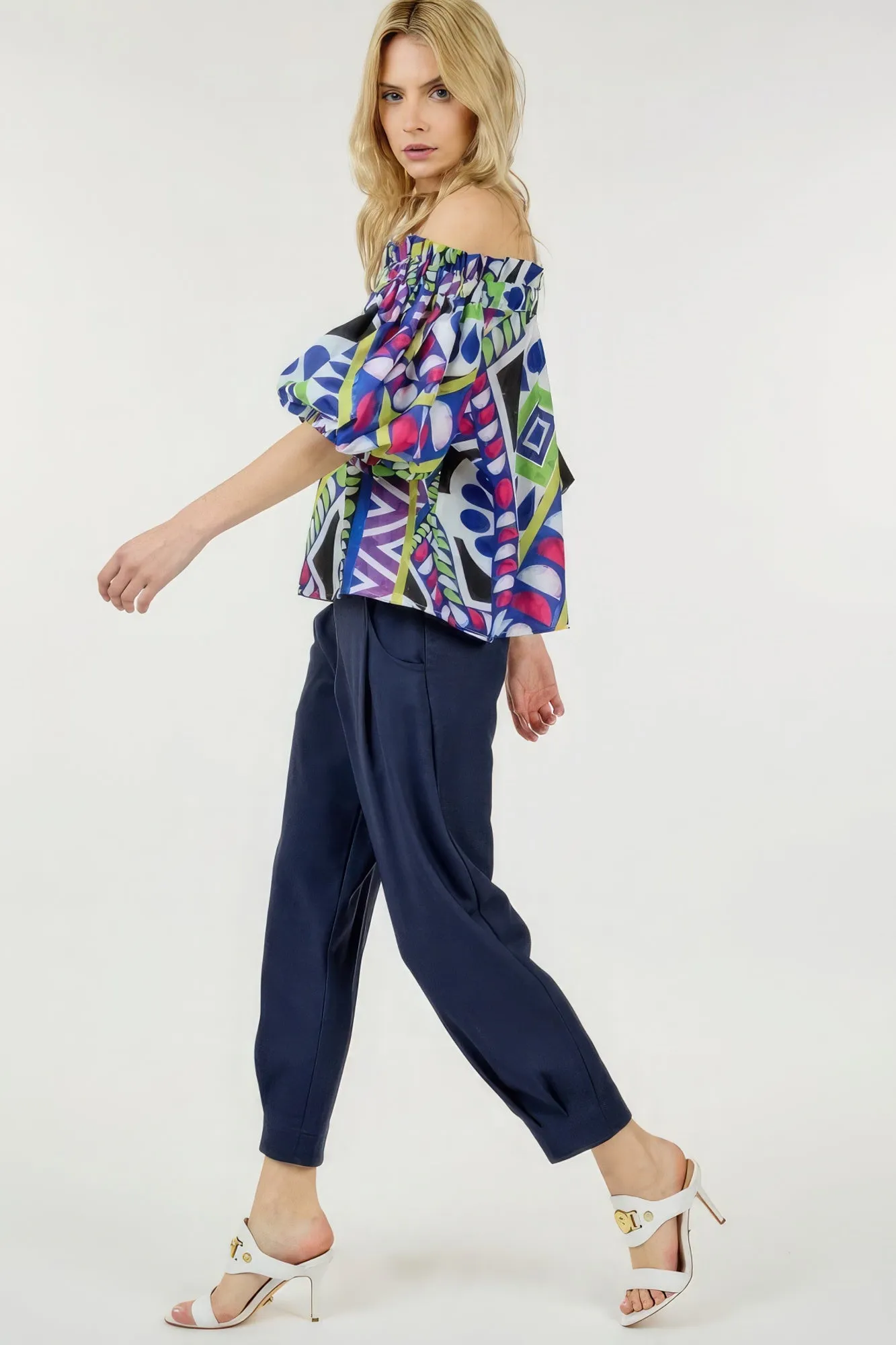 High Waist Front Zipper Skinny Pants