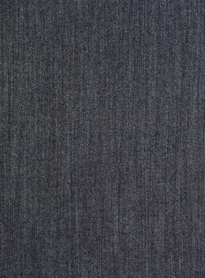 Italian Cotton Lycra Denim Blue Pants