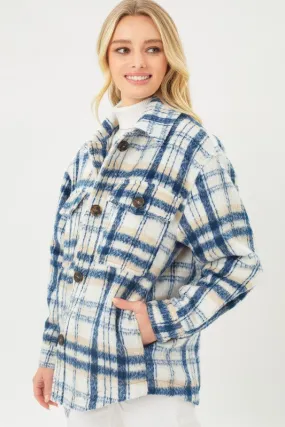 Keep It Cozy Plaid Shacket
