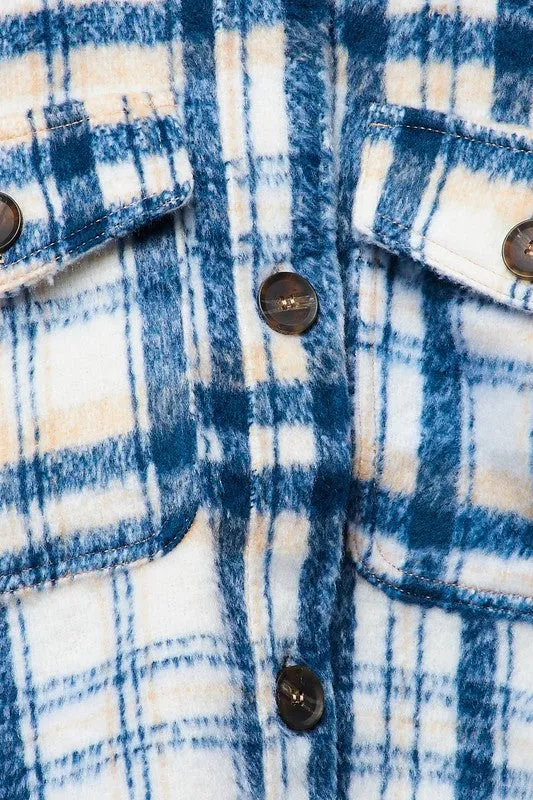 Keep It Cozy Plaid Shacket