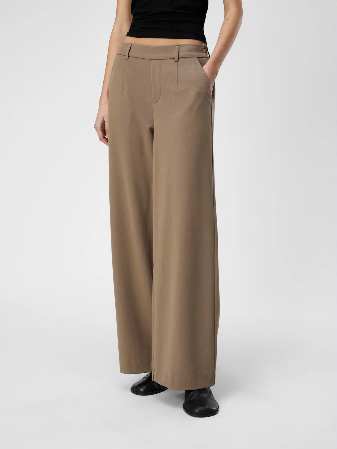 Lissey Wide Leg Pants (Fossil)