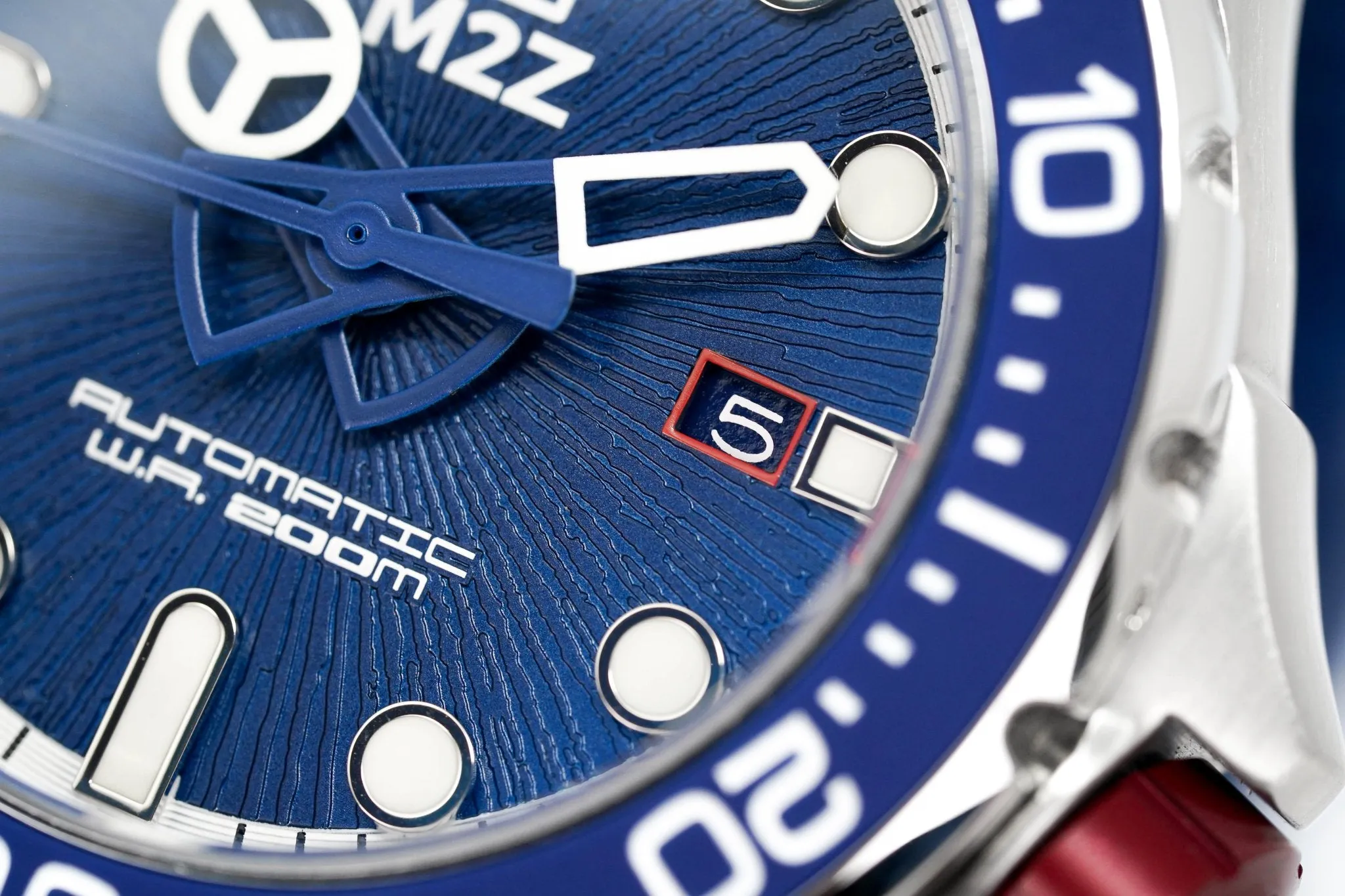 M2Z Men's Watch Diver 200 Blue 200-007