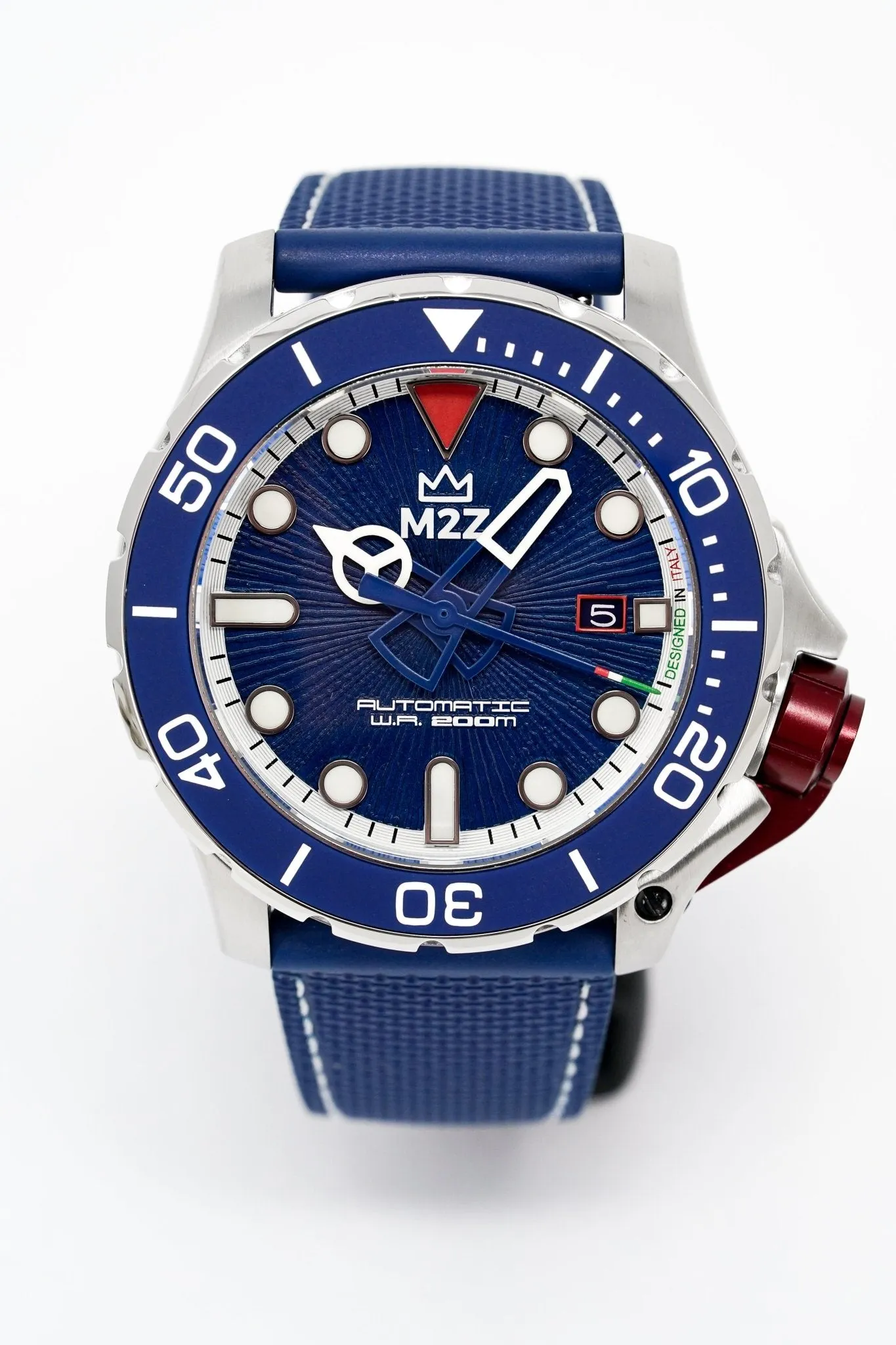 M2Z Men's Watch Diver 200 Blue 200-007