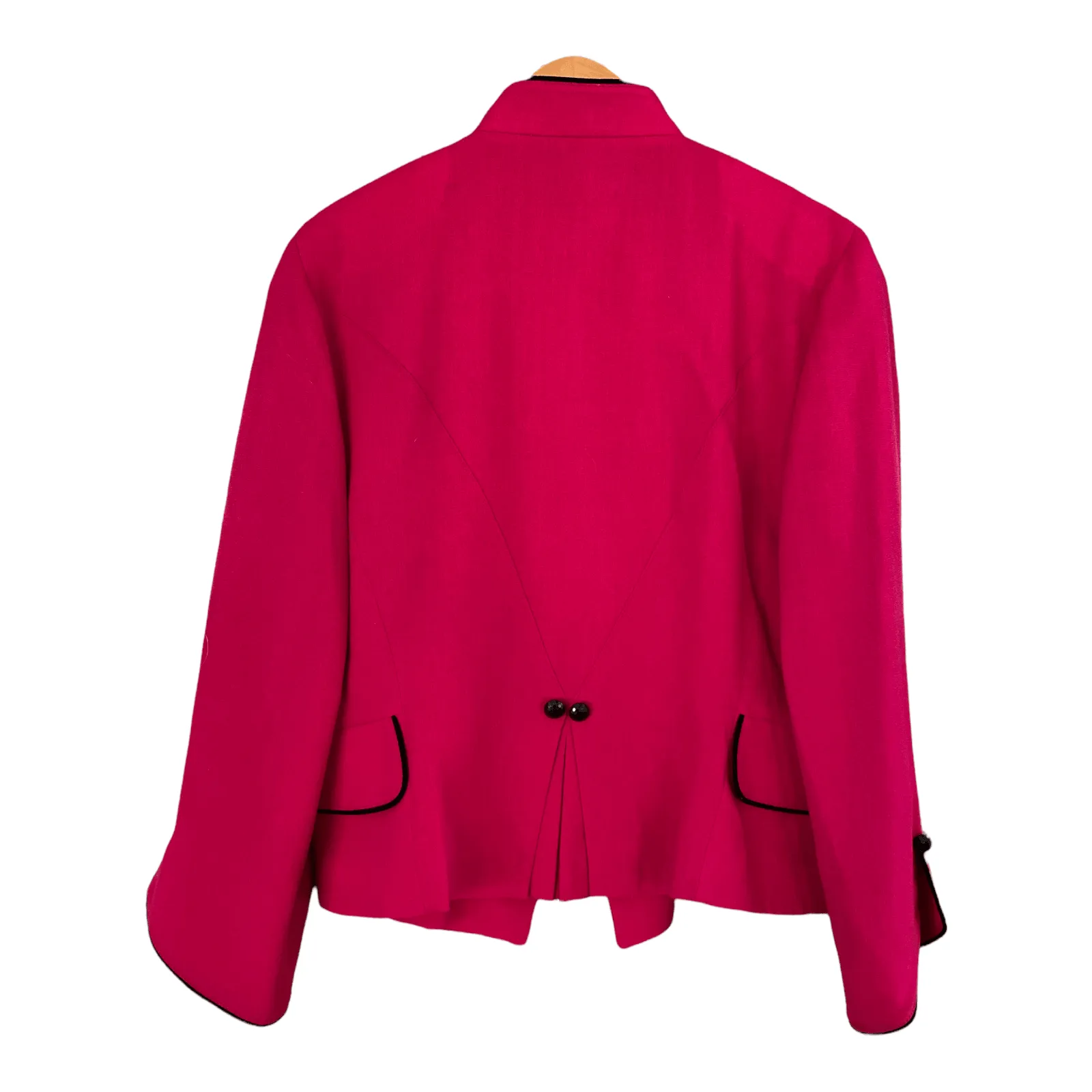 Mansfield Vintage Jacket 100% Wool CeriseUK Size 16