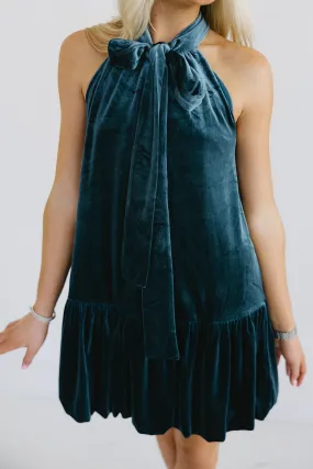 Megan Mini Dress - Peacock