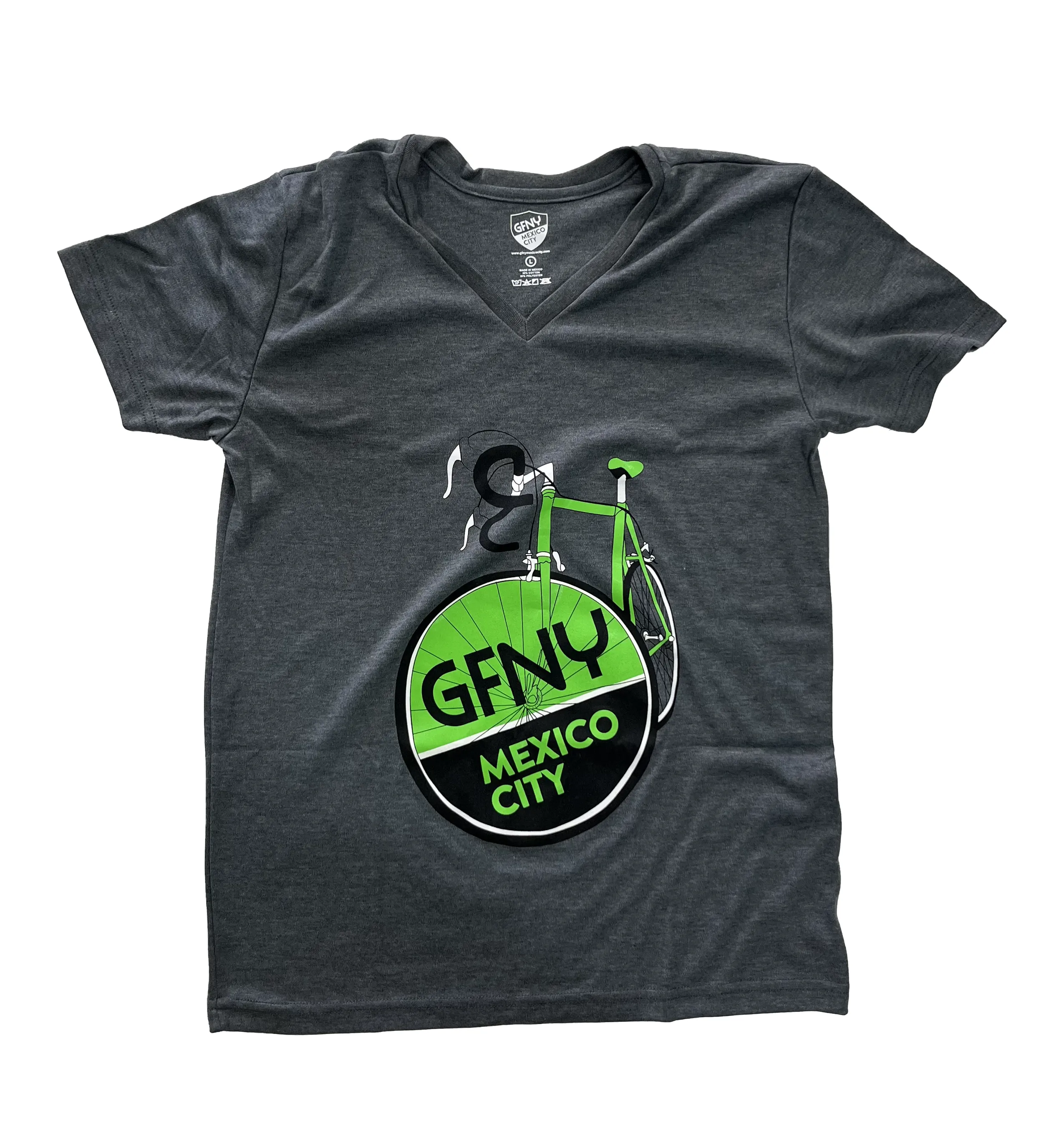 MEN GREY T-SHIRT BIKE MEXICO CITY