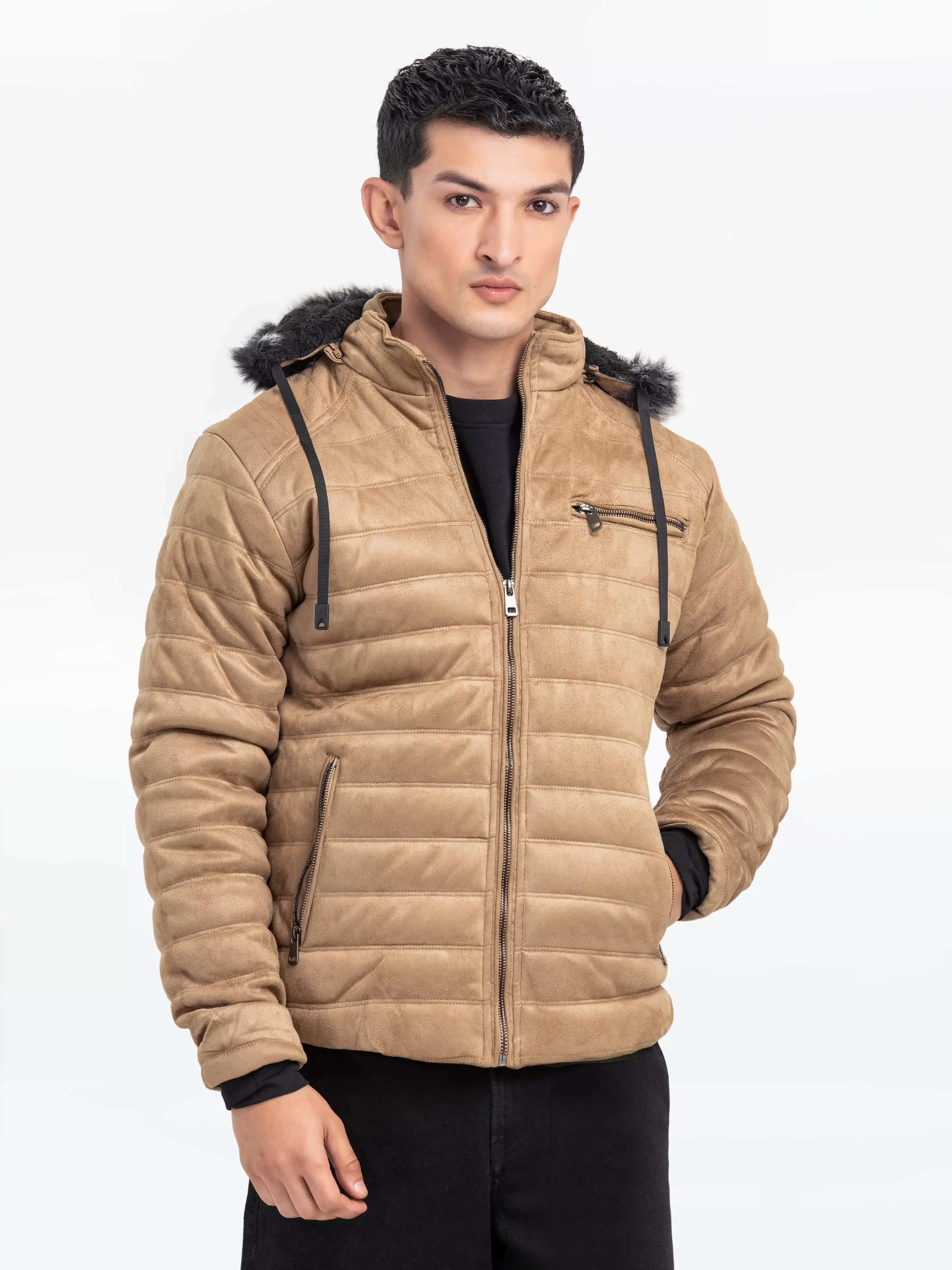 Men's Khaki Jacket - EMTJP24-017