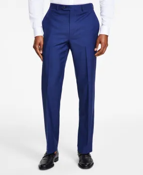 Michael Kors Mens Classic fit Dress Pants 38 / 32 Blue Plaid