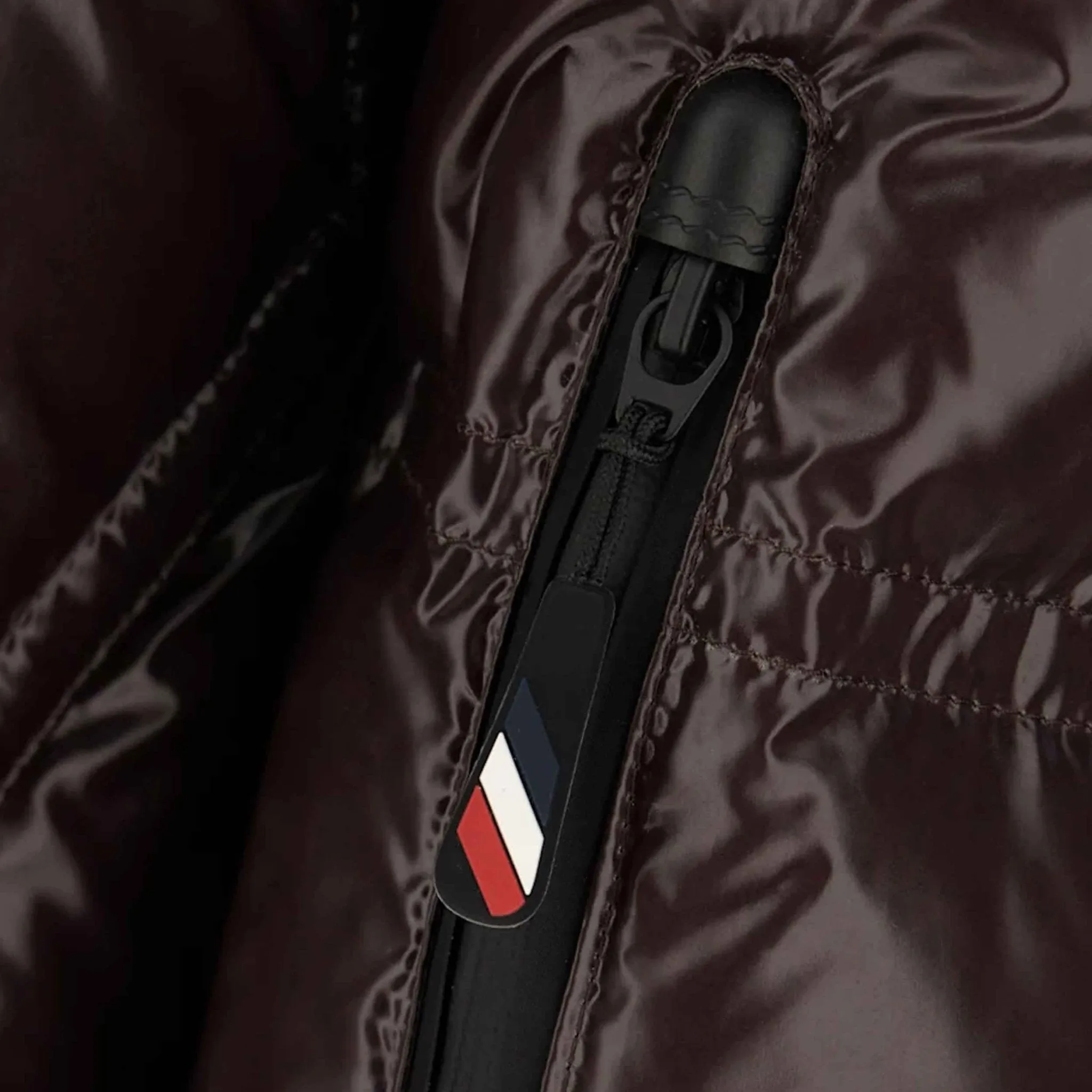 Moncler Grenoble Tecka Ski Down Jacket in Dark Brown