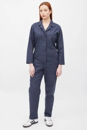 Navy Three Pocket Jumpsuit