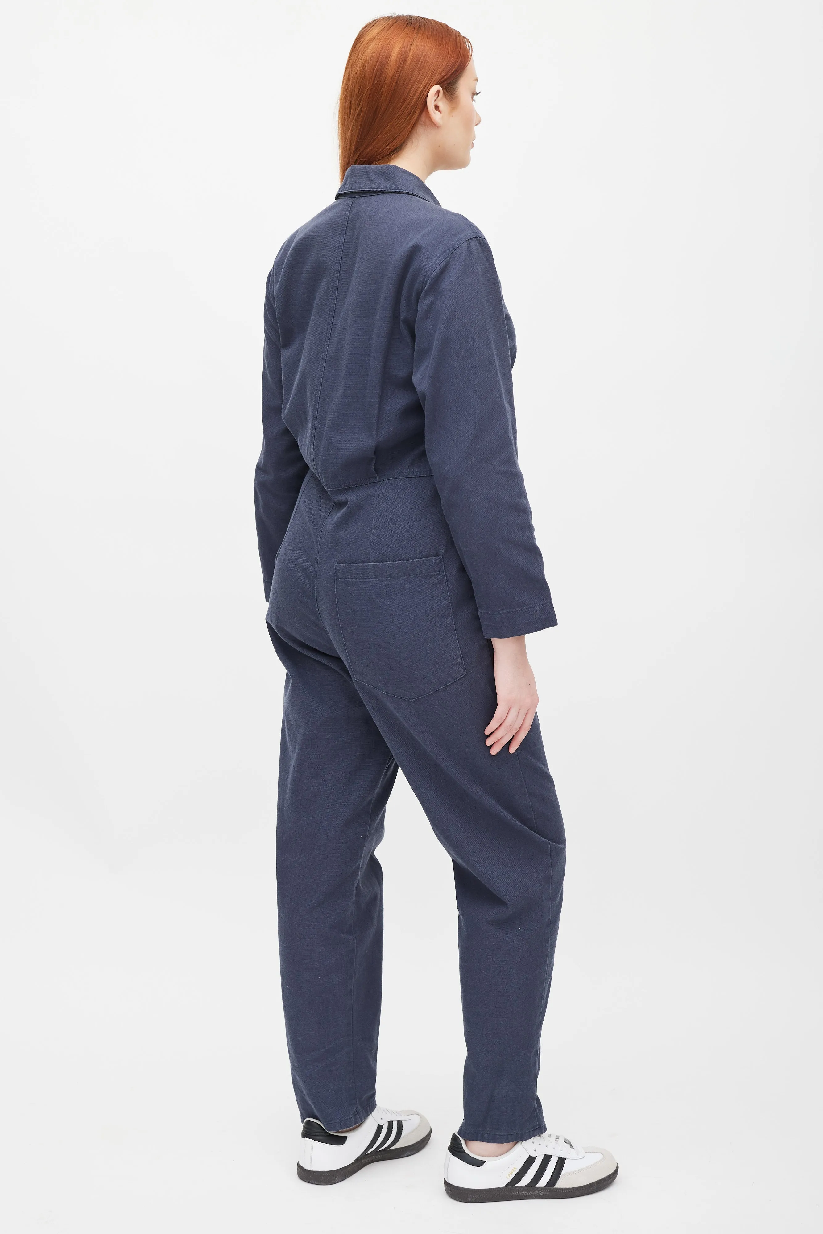 Navy Three Pocket Jumpsuit