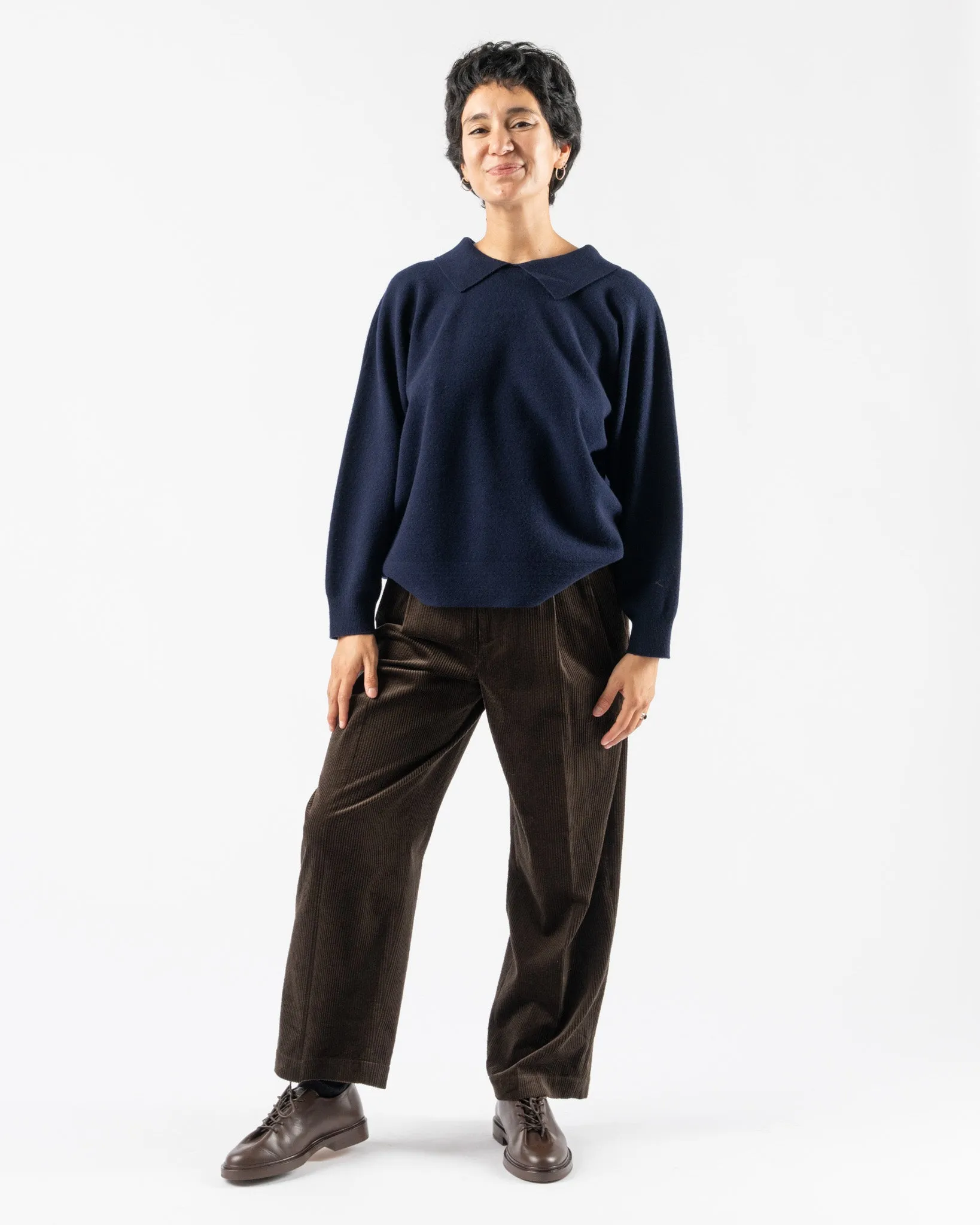 nicholson & nicholson Port Corduroy Pants in Brown