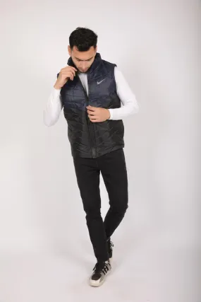 Nik Premium Half Sleeves Jacket - Navy