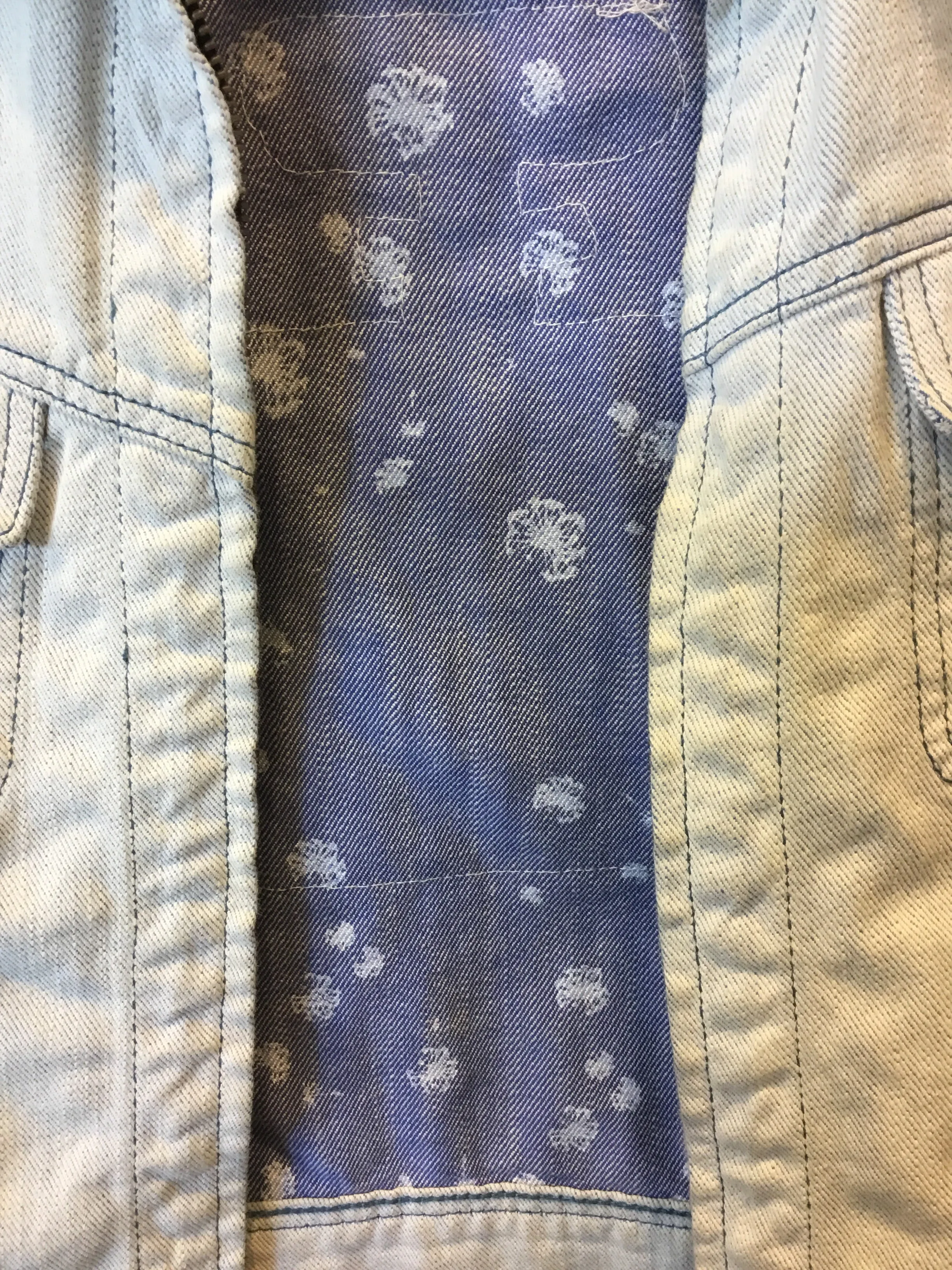 No.5 Vintage Sleeveless Light Blue Denim Jacket