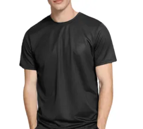Nylon  Active Underwear - Crew Neck T-shirt